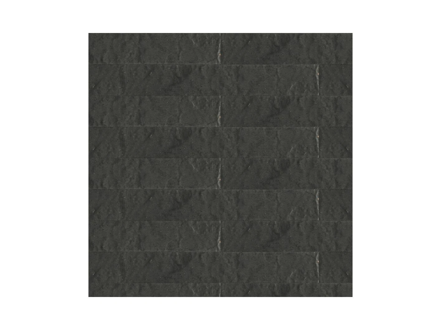 Muurelement 10 x 15 cm (100 x 150 mm) Linia Excellence Rockface Nero - Lengte 60 cm - Afbeelding 1